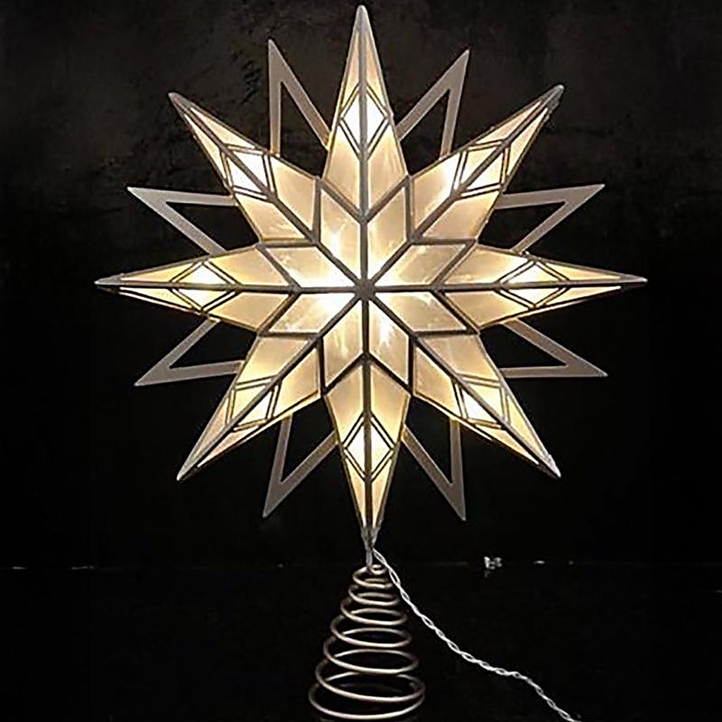 Celebrations - 49926-71 - LED Warm White Star Tree Topper 12 In.