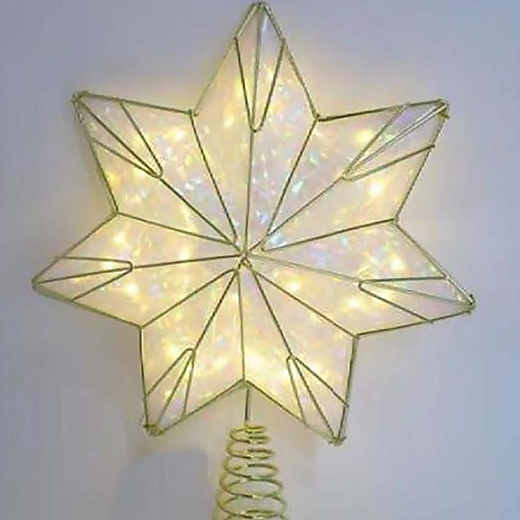Celebrations - 49928-71 - LED Warm White Star Tree Topper 12 In.