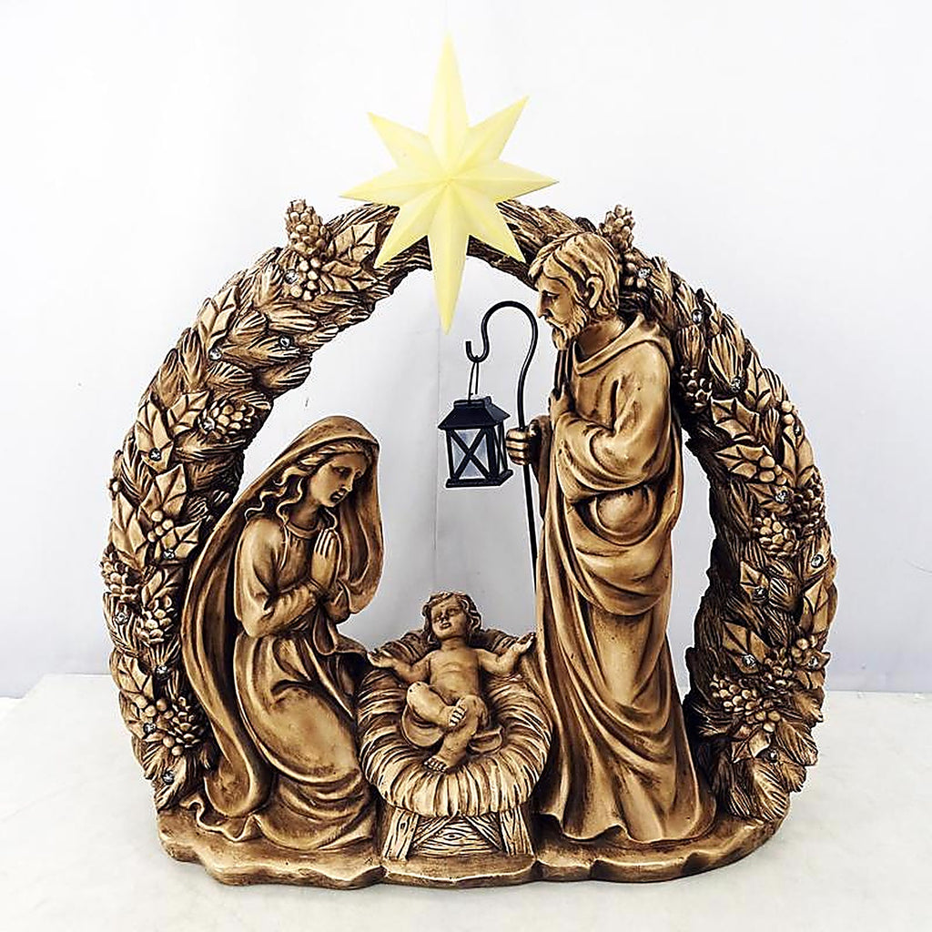 Alpine - SLL2694S - LED Nativity Scene 25 In. Yard Decor