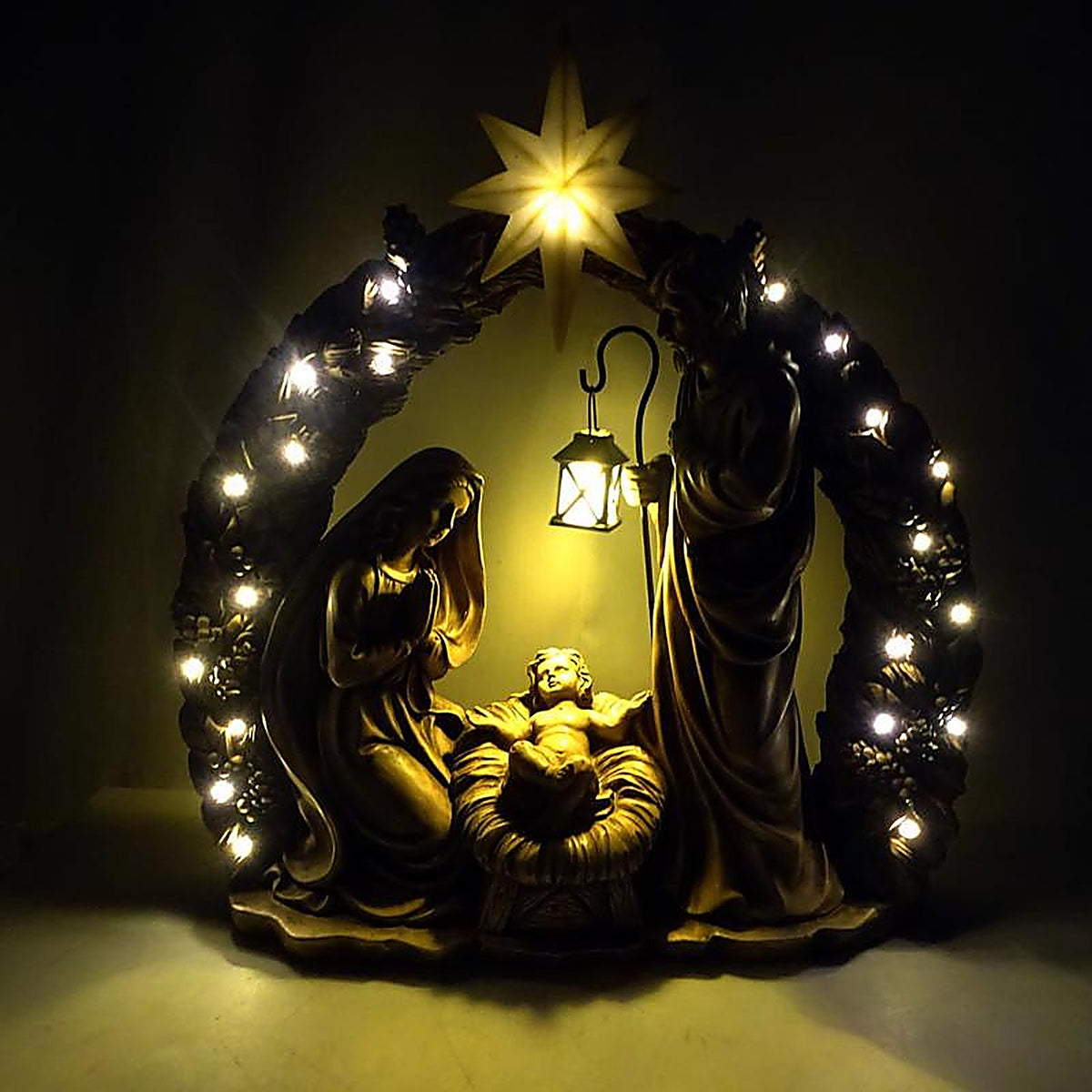 Alpine - SLL2694S - LED Nativity Scene 25 In. Yard Decor