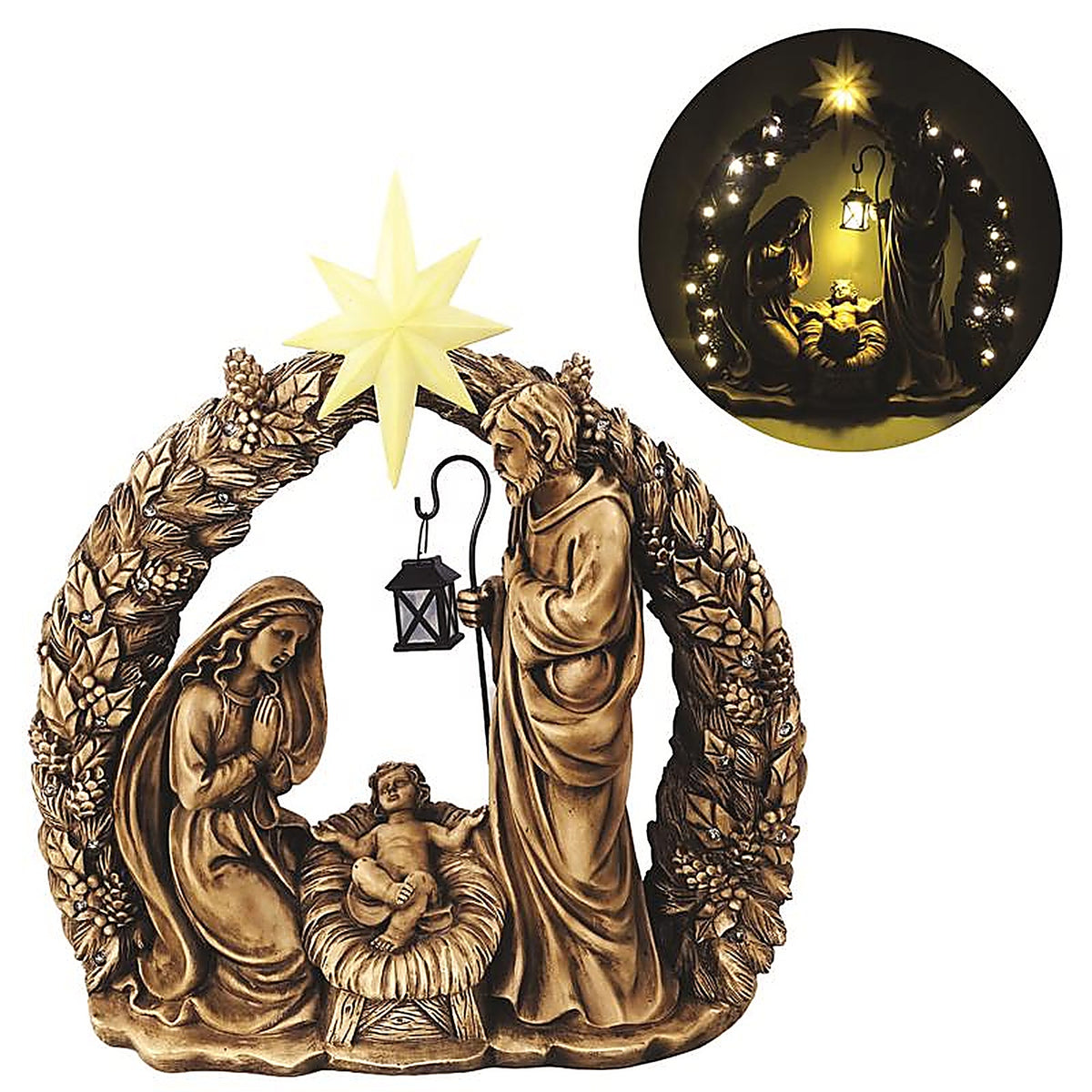 Alpine - SLL2694S - LED Nativity Scene 25 In. Yard Decor