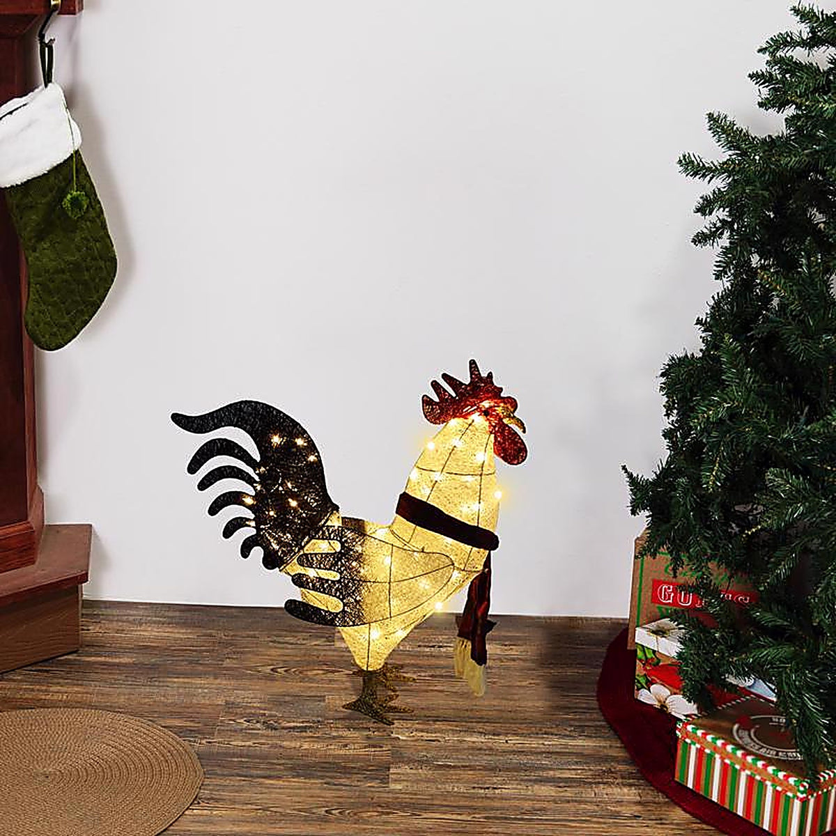 Alpine - WDR168 - Rooster 33 In. Yard Decor