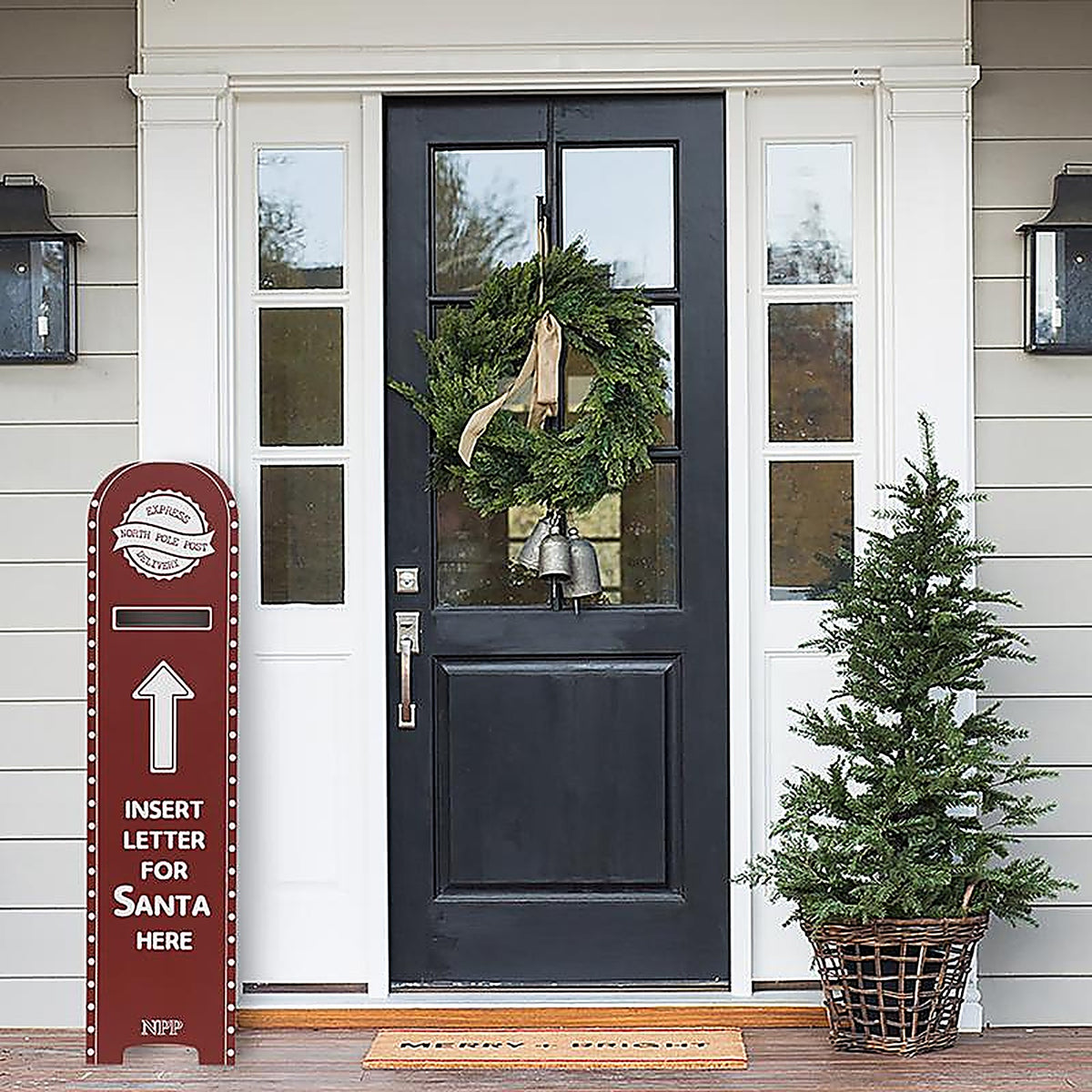 Dyno - X4PD316-1 - Red/White Mailbox Letter Porch Sign 40 In.