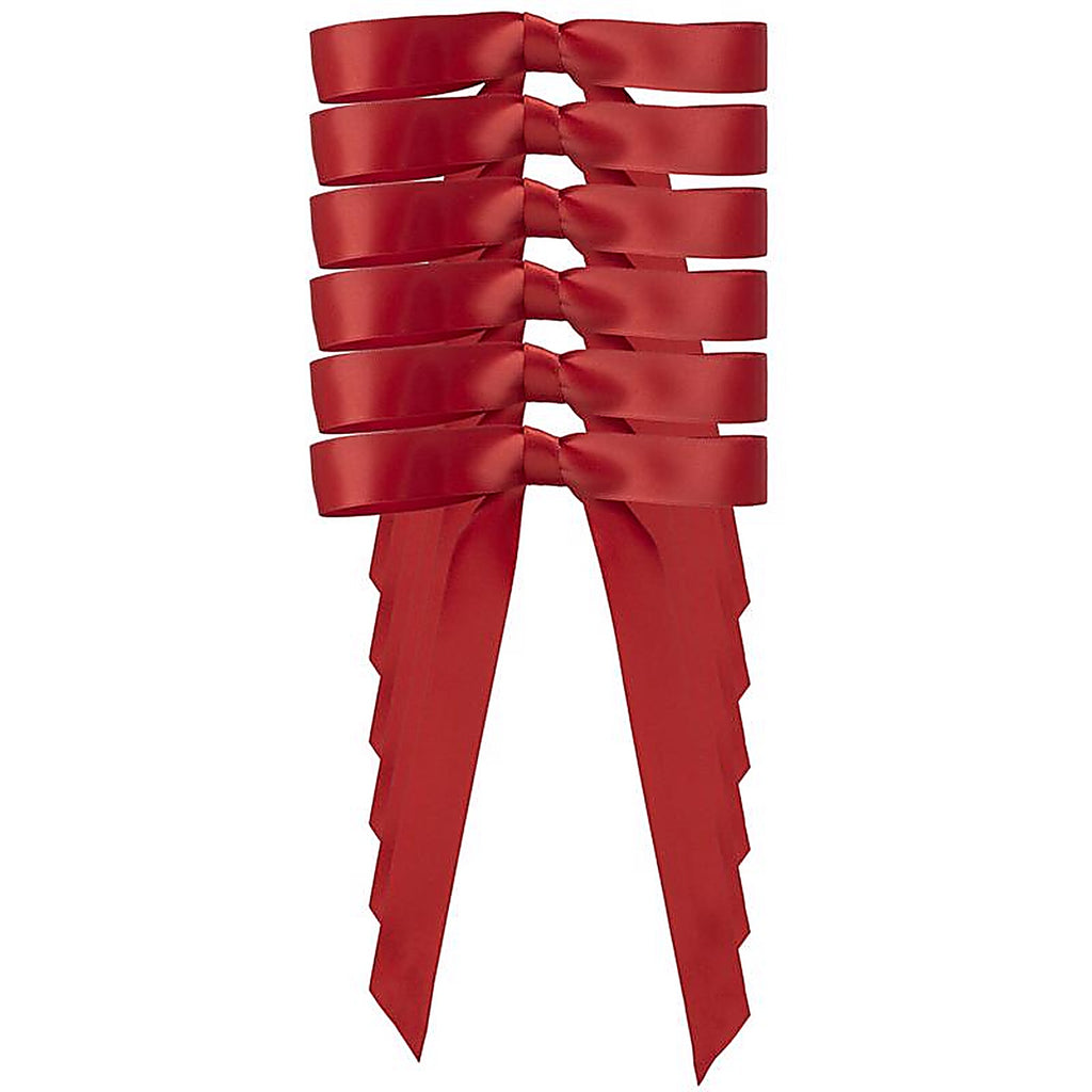 Dyno - 4433-106 - Red Dbl Face Satin Christmas Bow 8 In.