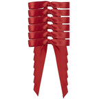 Dyno - 4433-106 - Red Dbl Face Satin Christmas Bow 8 In.