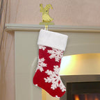 Dyno - 1201270-1 - Red/White Snowflake Jacquard Christmas Stocking 20 In.