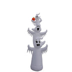 A Holiday Company - HL24070B-600 - 20 Ft. LED Prelit Three Ghosts Inflatable