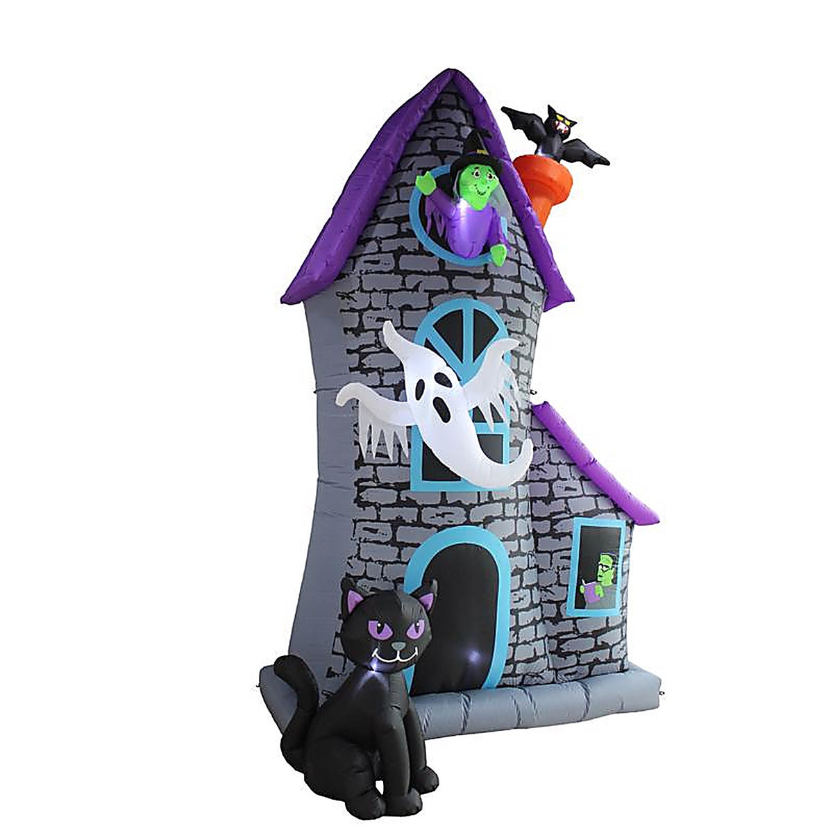 A Holiday Company - HL24028-360 - 12 Ft. LED Prelit Haunted House Inflatable