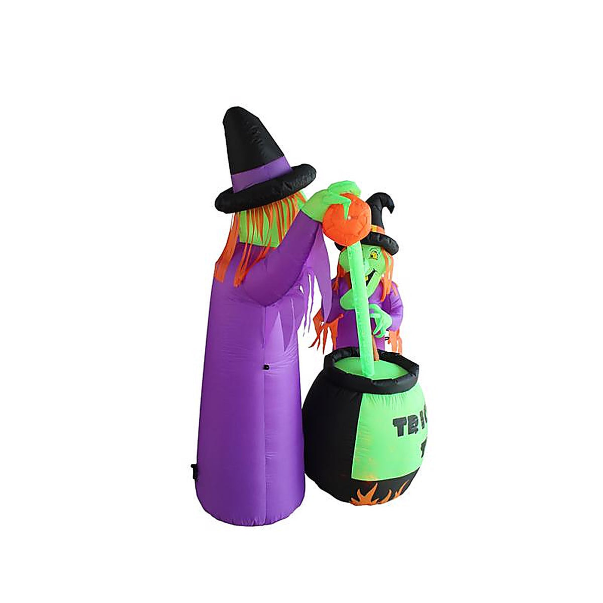 A Holiday Company - HL22055-180 - 6 Ft. LED Prelit Witches w/Cauldron Inflatable