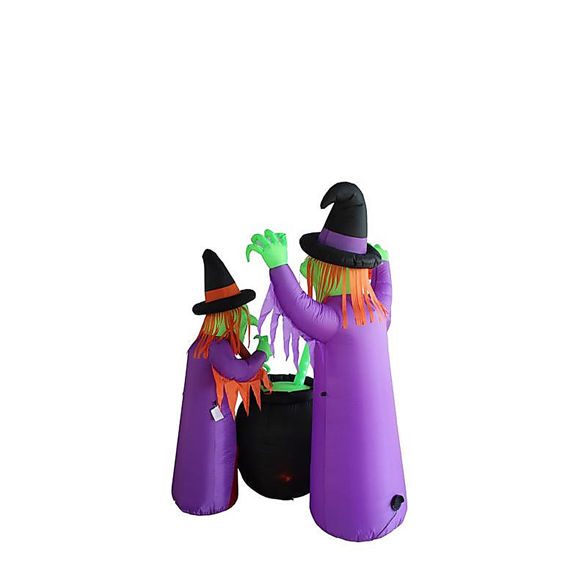 A Holiday Company - HL22055-180 - 6 Ft. LED Prelit Witches w/Cauldron Inflatable