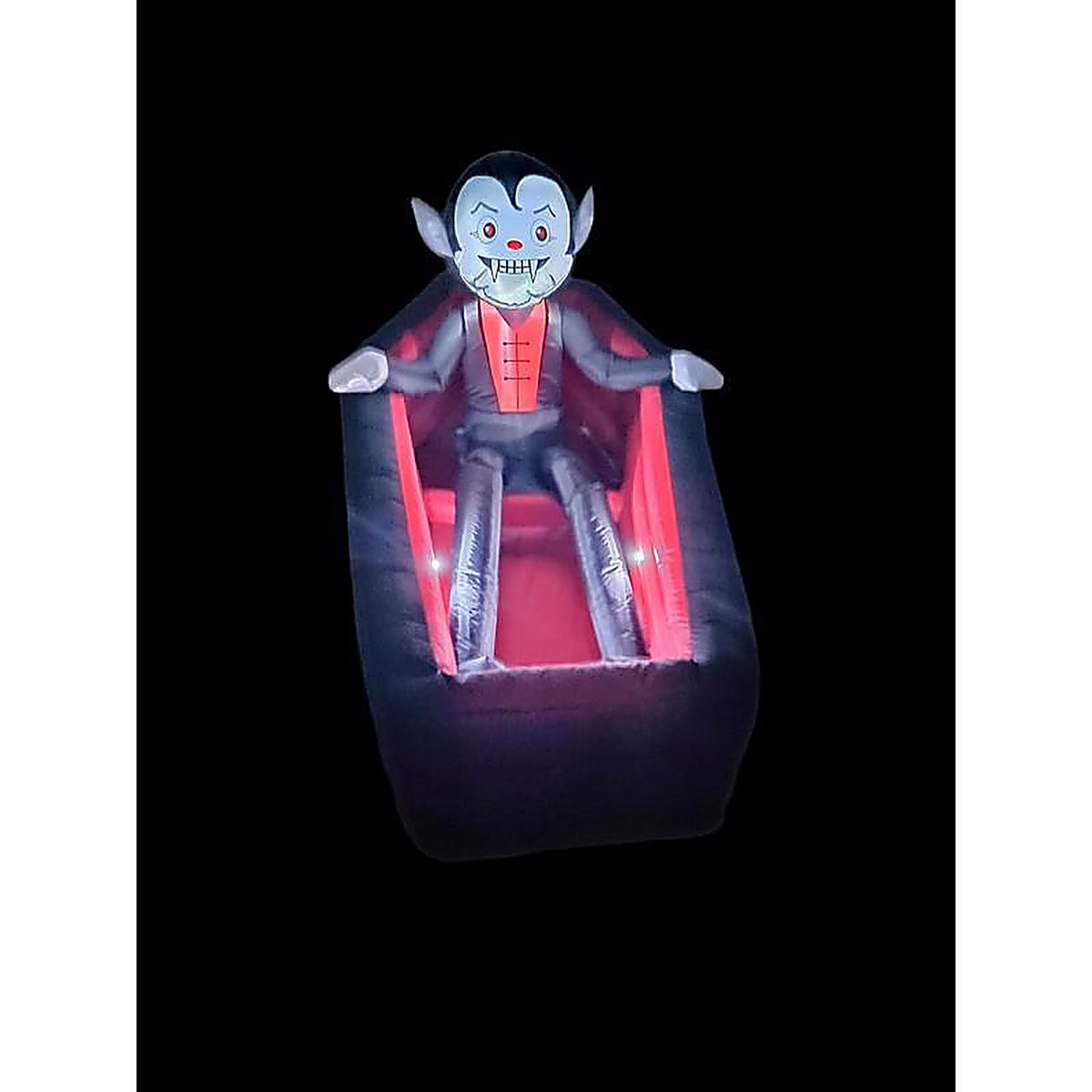 A Holiday Company - HL24057-165 - 2.6 Ft. LED Animated Rising Vampire in Coffin Inflatable