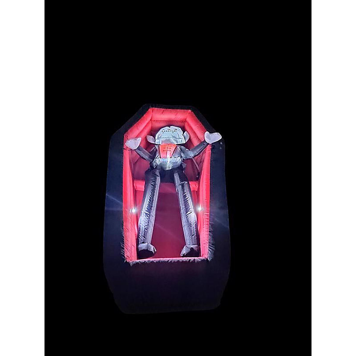 A Holiday Company - HL24057-165 - 2.6 Ft. LED Animated Rising Vampire in Coffin Inflatable