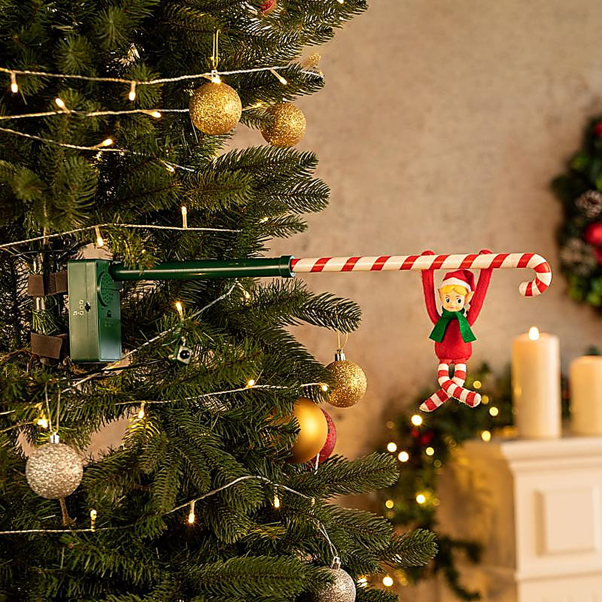 Mr. Christmas - 11202AC - Merry Mischief Elf Musical Tree Acrobat Animated Decor 6 In.