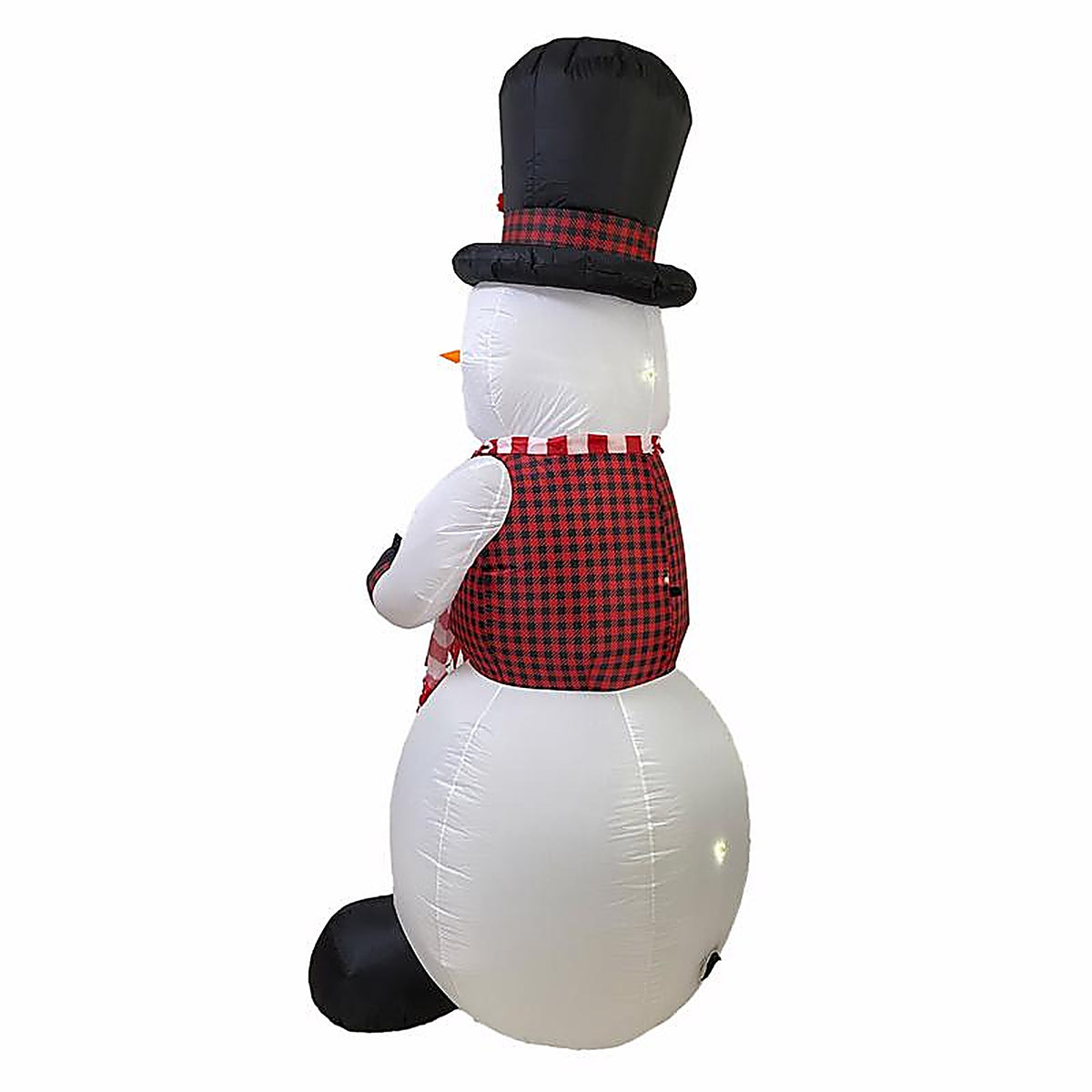 Celebrations - 24MY073109 - LED White Snowman with Vest 8 Ft. Inflatable