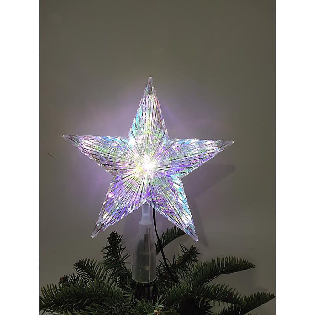 Celebrations - 49924-71 - LED Warm White Star Tree Topper 8.25 In.