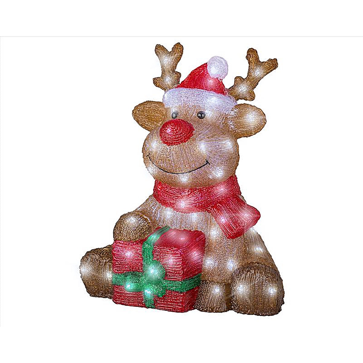 Lumineo - 9783510 - LED Cool White Reindeer 18 In. Yard Decor