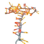 Celebrations - KA40AE11 - LED Mini Red/White 200 CT String Christmas Lights 9 Ft.