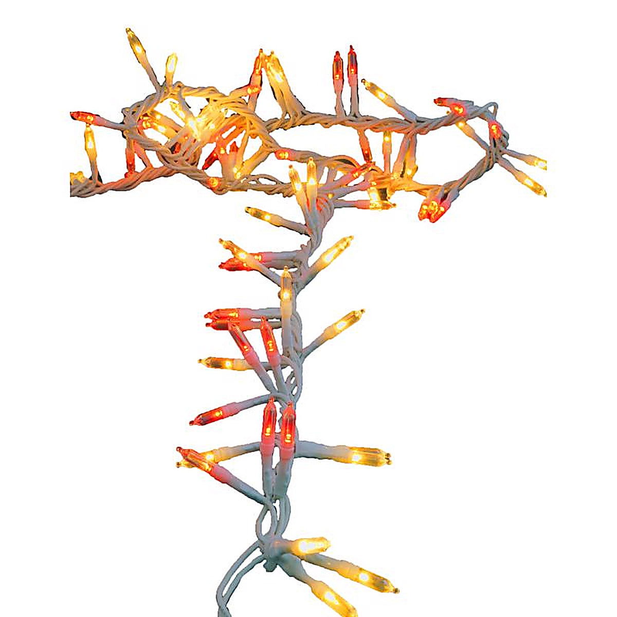 Celebrations - KA40AE11 - LED Mini Red/White 200 CT String Christmas Lights 9 Ft.