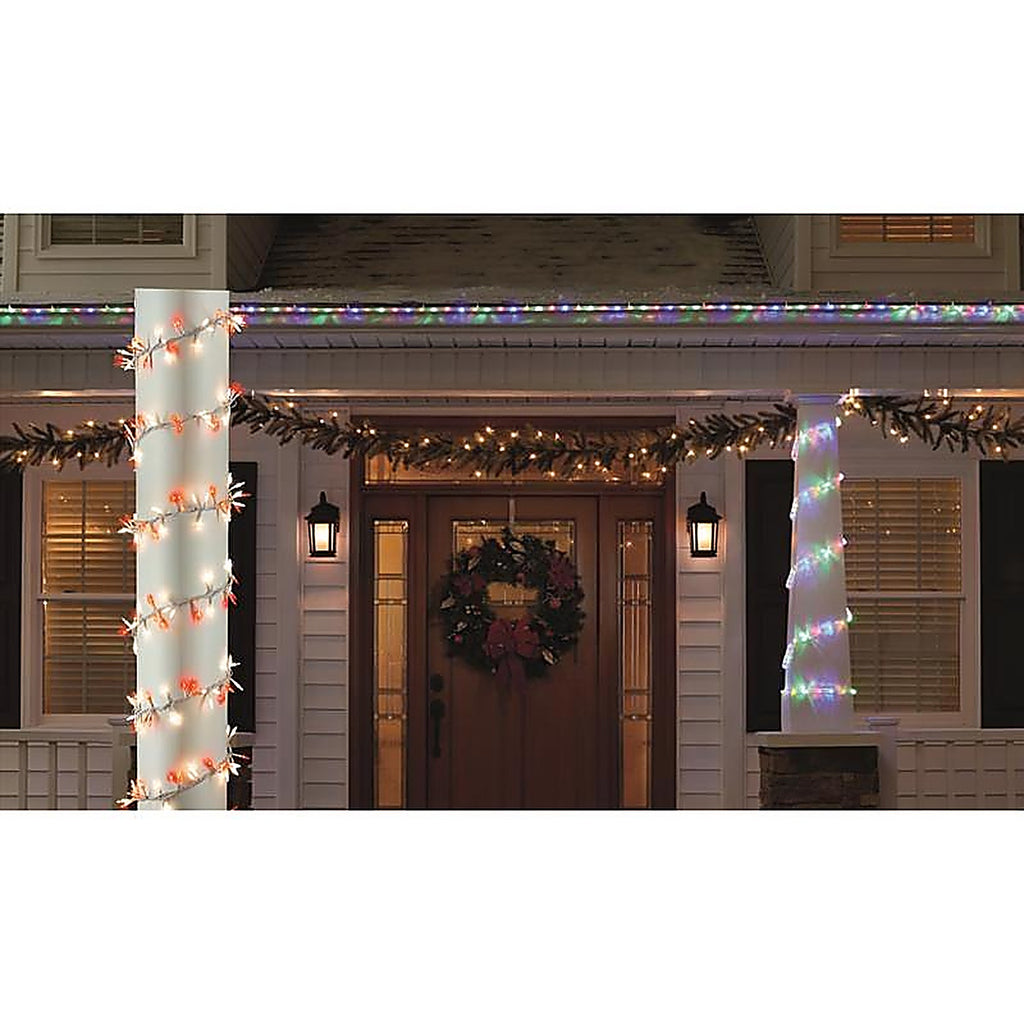 Celebrations - KA40AE11 - LED Mini Red/White 200 CT String Christmas Lights 9 Ft.