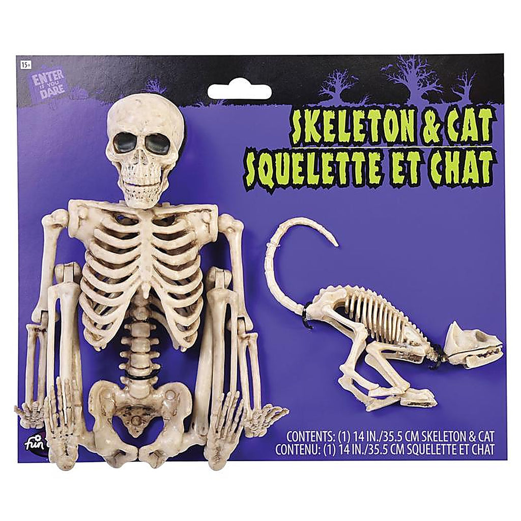 Fun World - 96121 - 14 In. Skeleton Walker Asst Halloween Decor