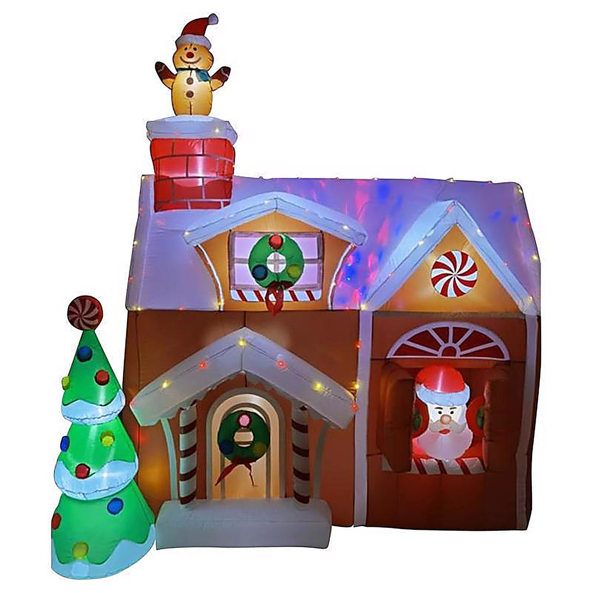 Omega Brite - GH555 - Gingerbread House 6 Ft. Inflatable