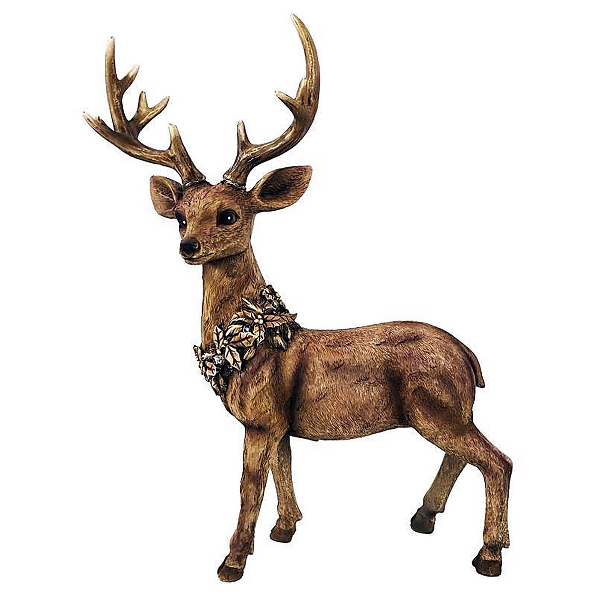 Alpine - SLL2692S - LED Buck Deer Statuary 21 In. Yard Decor