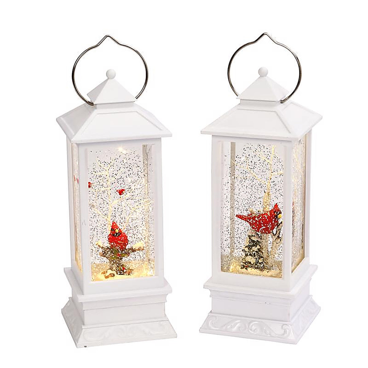 Gerson - 2359090 - Multicolored Lighted Water w/Cardinal Lantern 11 In.