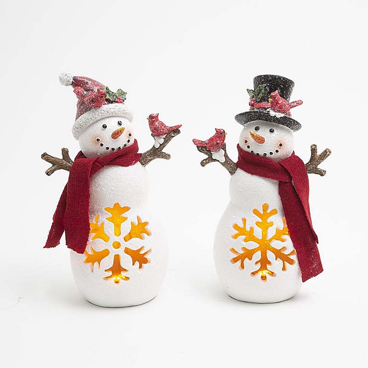 Gerson - 2737230 - Multicolored Lighted Holiday Snowman Table Decor 11 In.
