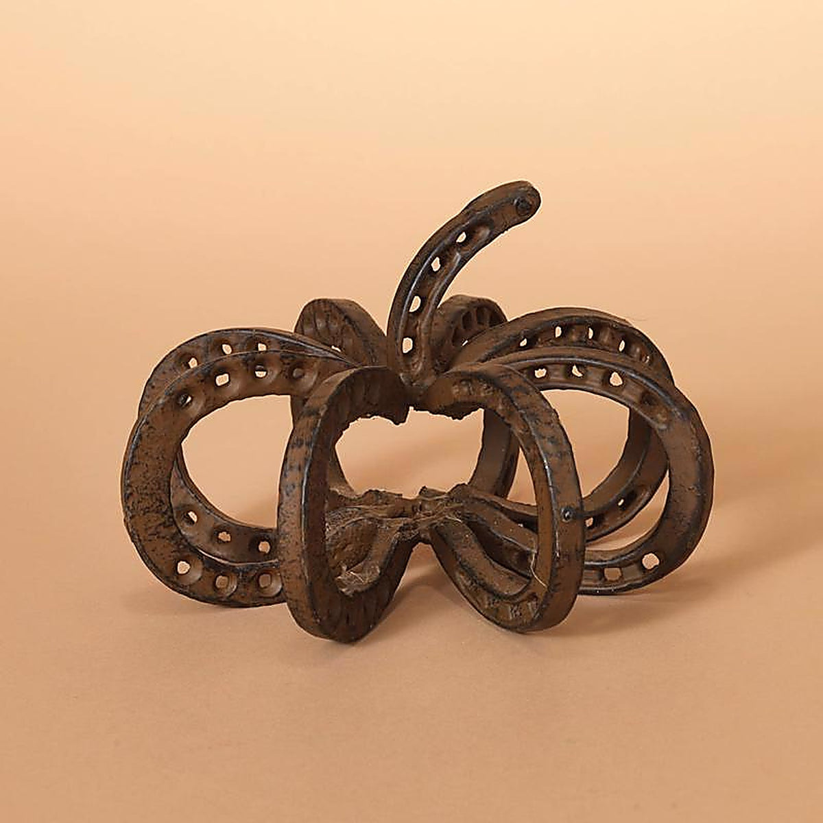 Gerson - 2349650 - 7 In. Horseshoe Pumpkin Fall Decor