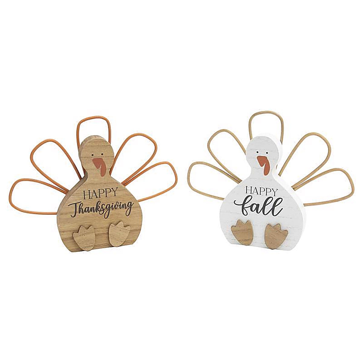 Gerson - 2733250 - 10 In. Harvest Turkey Fall Decor
