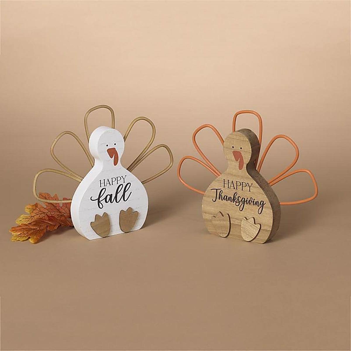 Gerson - 2733250 - 10 In. Harvest Turkey Fall Decor