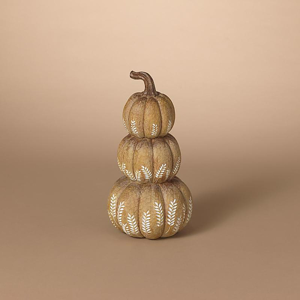 Gerson - 2736090 - 11 In. Harvest Stacking Pumpkins Fall Decor