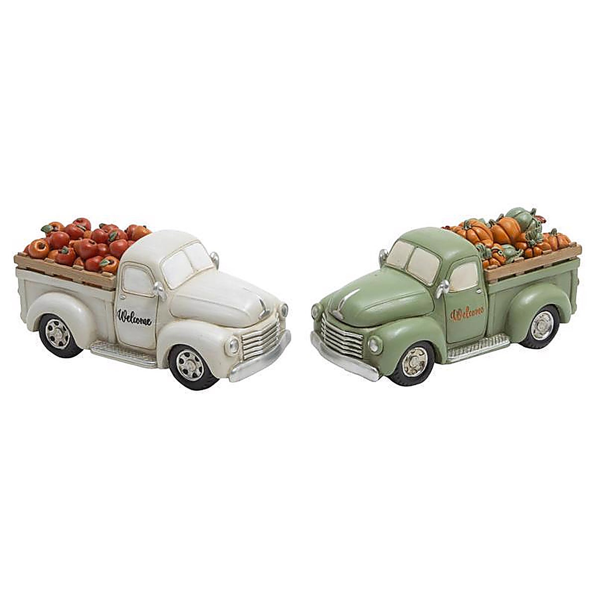 Gerson - 2736380 - 8 In. Harvest Truck Fall Decor