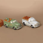 Gerson - 2736380 - 8 In. Harvest Truck Fall Decor