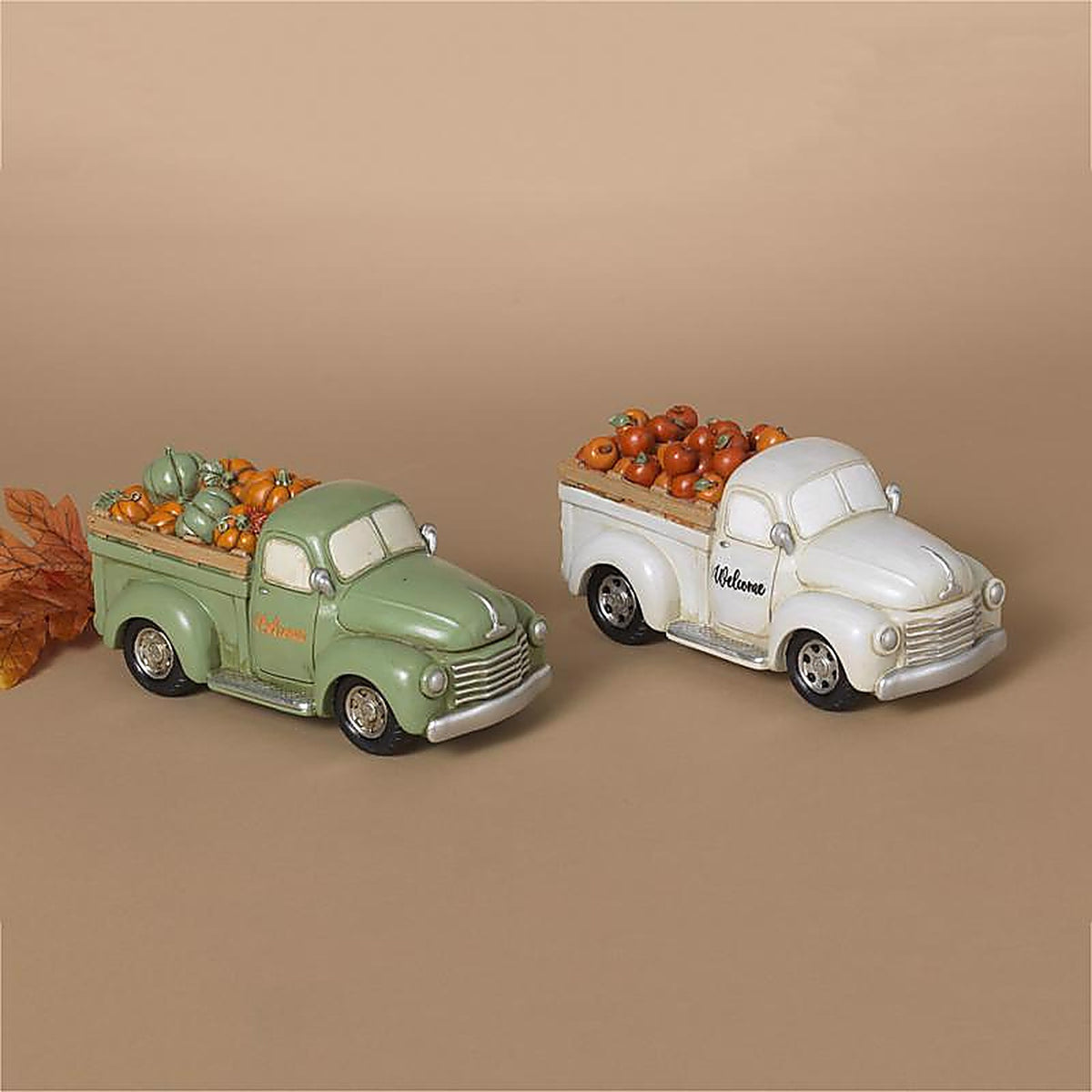 Gerson - 2736380 - 8 In. Harvest Truck Fall Decor