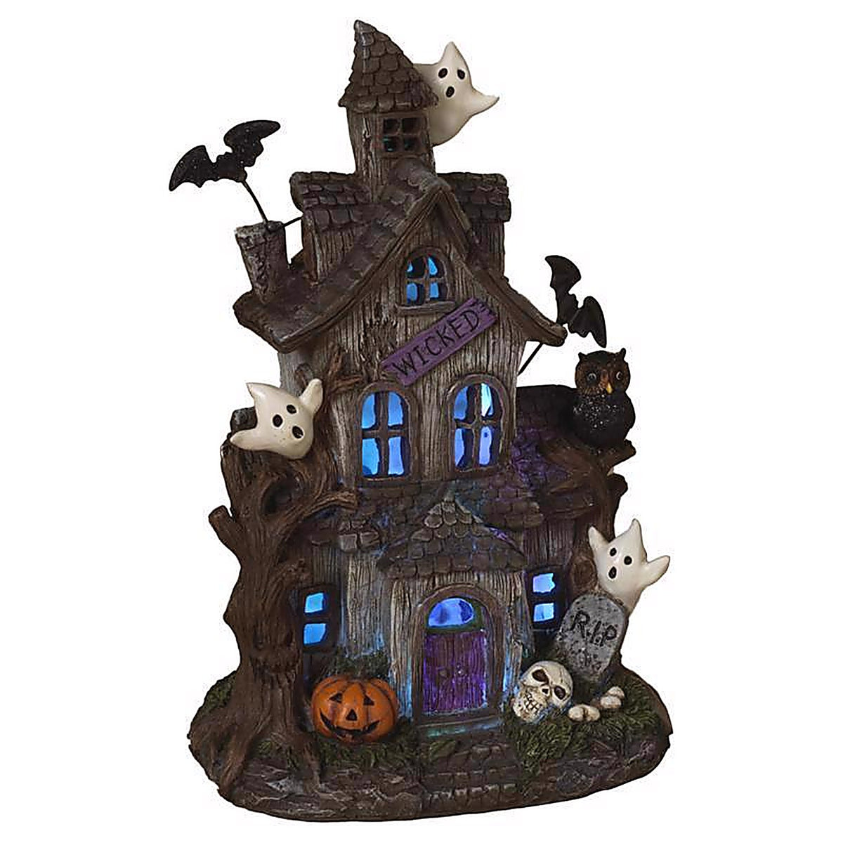 Gerson - 2650350 - 12 In. Haunted House Halloween Decor
