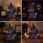 Gerson - 2650350 - 12 In. Haunted House Halloween Decor