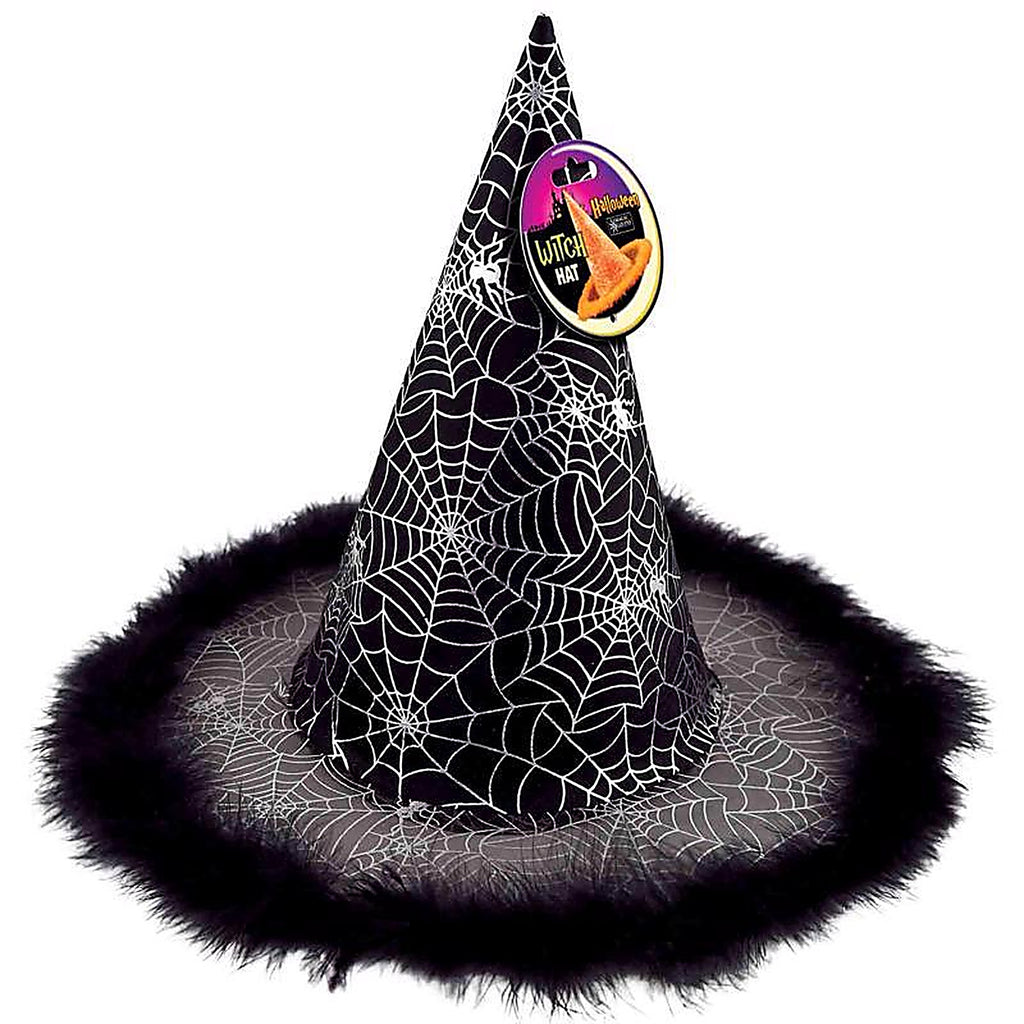 Magic Seasons - 768467 - Halloween Spiderweb Witch Hat 1 Pack