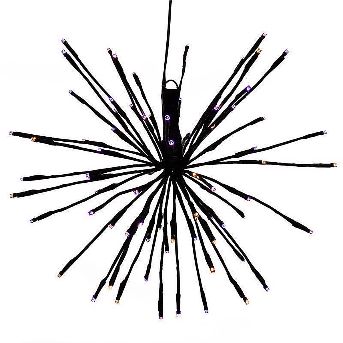 Celebrations - 23-04060A - Orange/Purple 16 In. LED Starlight Burst Halloween Decor