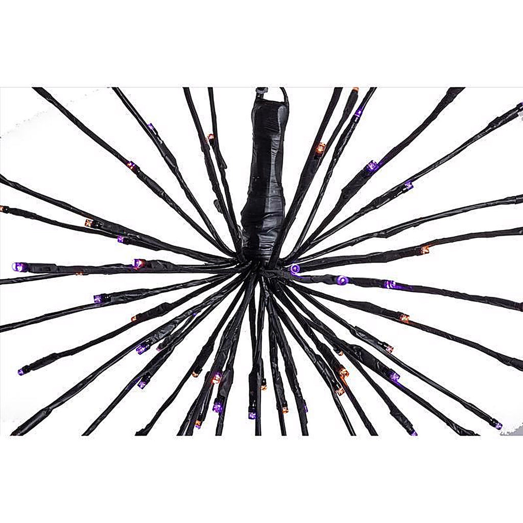 Celebrations - 23-04060A - Orange/Purple 16 In. LED Starlight Burst Halloween Decor