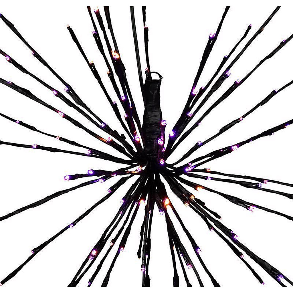 Celebrations - 23-04061A - Orange/Purple 24 In. LED Prelit Starlight Burst Halloween Decor