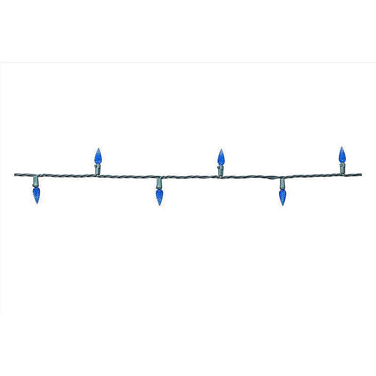 Celebrations - 11-04015A - Classic LED C6 Blue 100 CT String Christmas Lights 24.75 Ft.