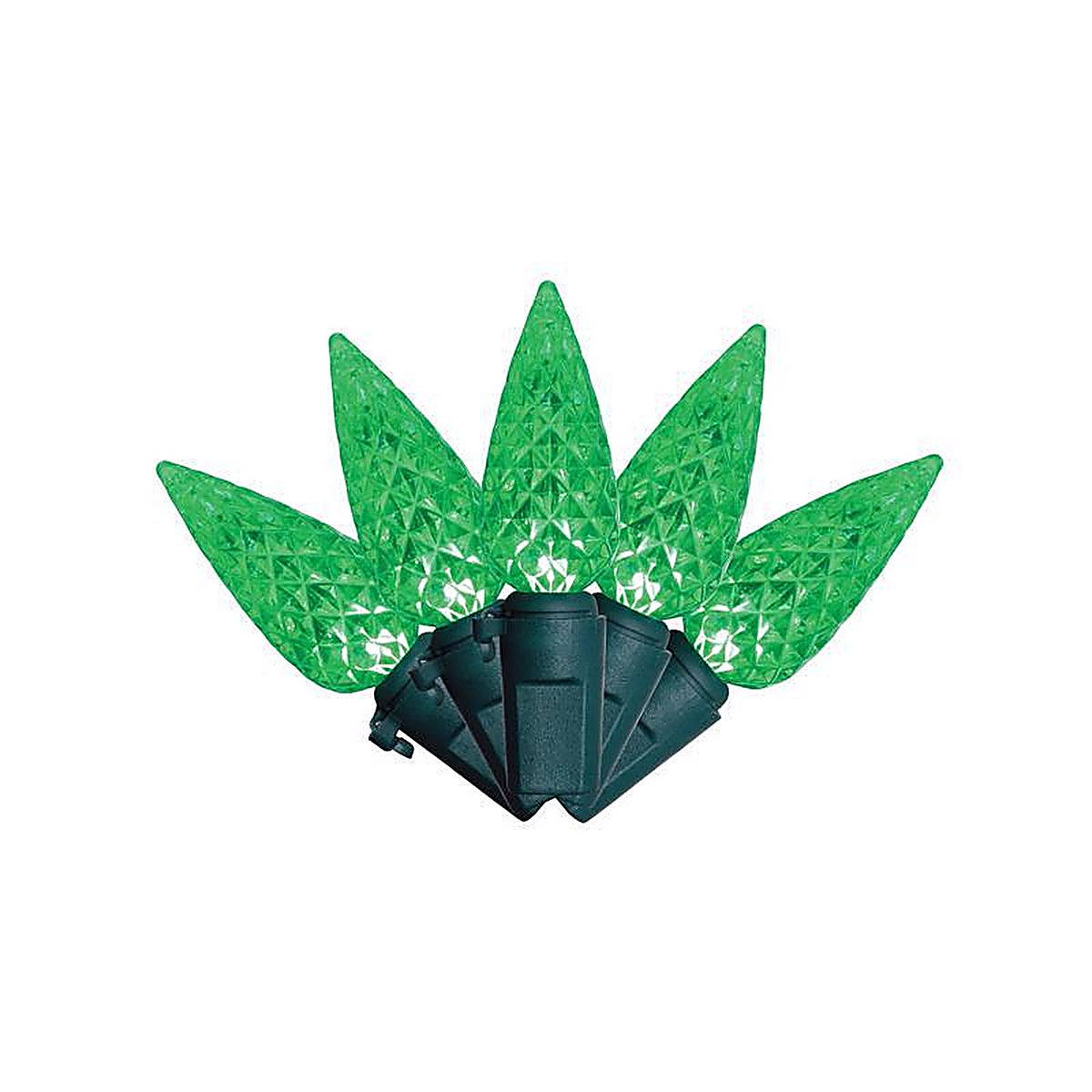 Celebrations - 11-04016A - Classic LED C6 Green 100 CT String Christmas Lights 24.75 Ft.
