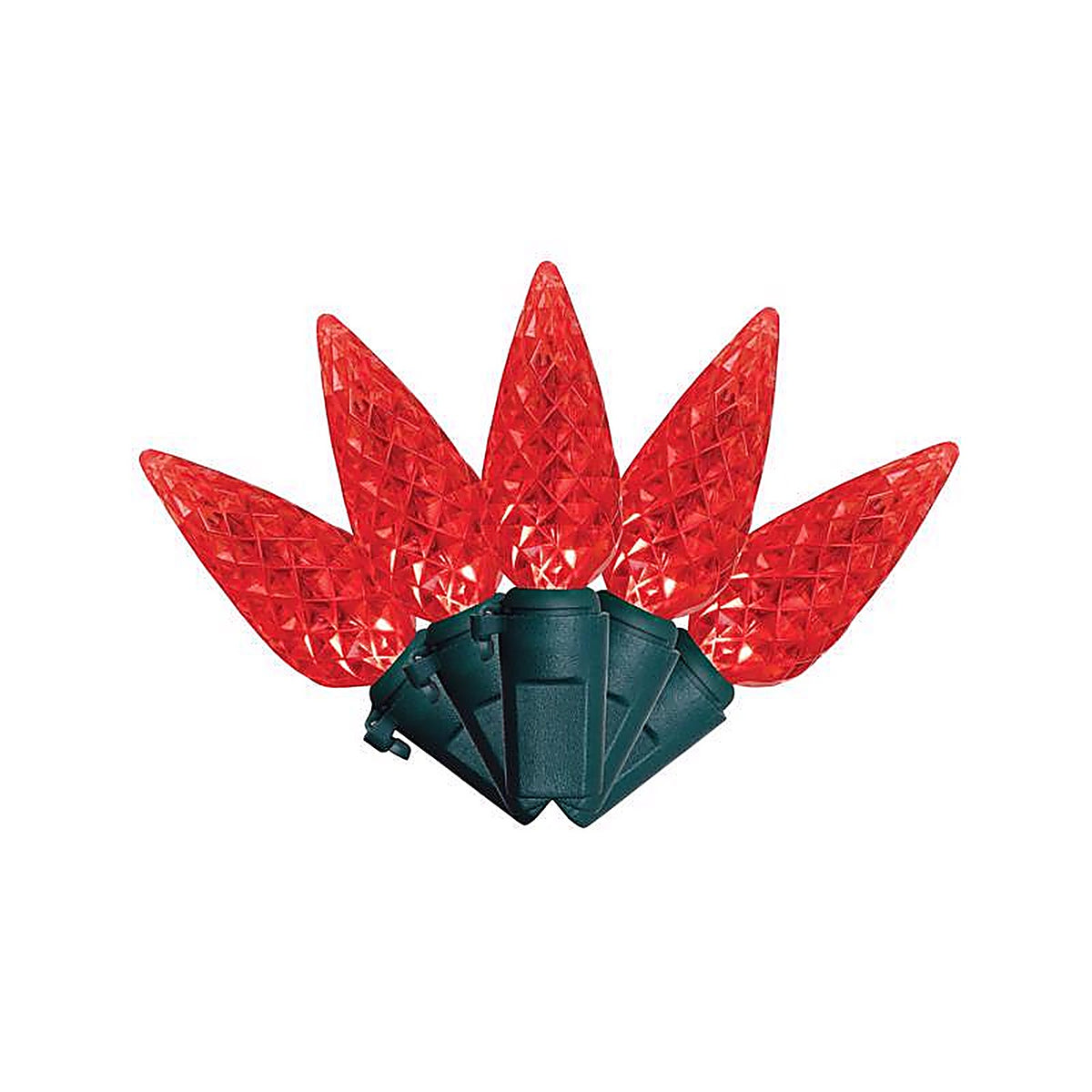 Celebrations - 11-04018A - Classic LED C6 Red 100 CT String Christmas Lights 24.75 Ft.