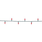 Celebrations - 11-04018A - Classic LED C6 Red 100 CT String Christmas Lights 24.75 Ft.