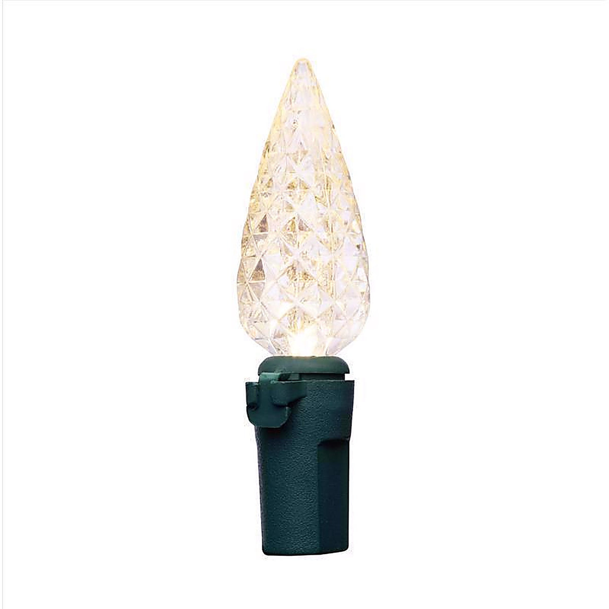 Celebrations - 11-04019A - Classic LED C6 Warm White 100 CT String Christmas Lights 24.75 Ft.