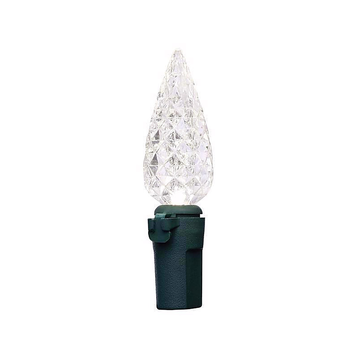 Celebrations - 11-04021A - Classic LED C6 Pure White 100 CT String Christmas Lights 24.75 Ft.