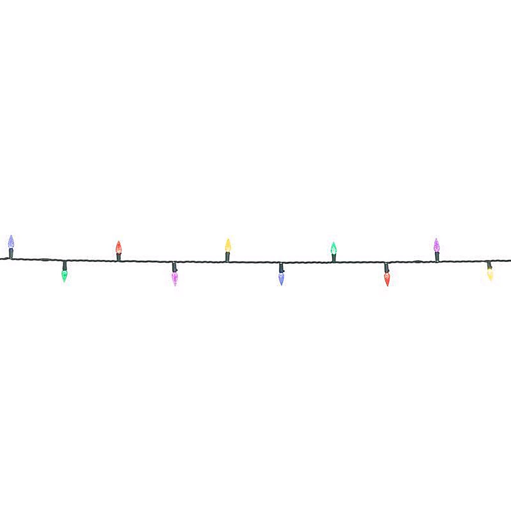 Celebrations - 11-04024A - Classic LED C6 Multicolored 300 CT String Christmas Lights 74.5 Ft.