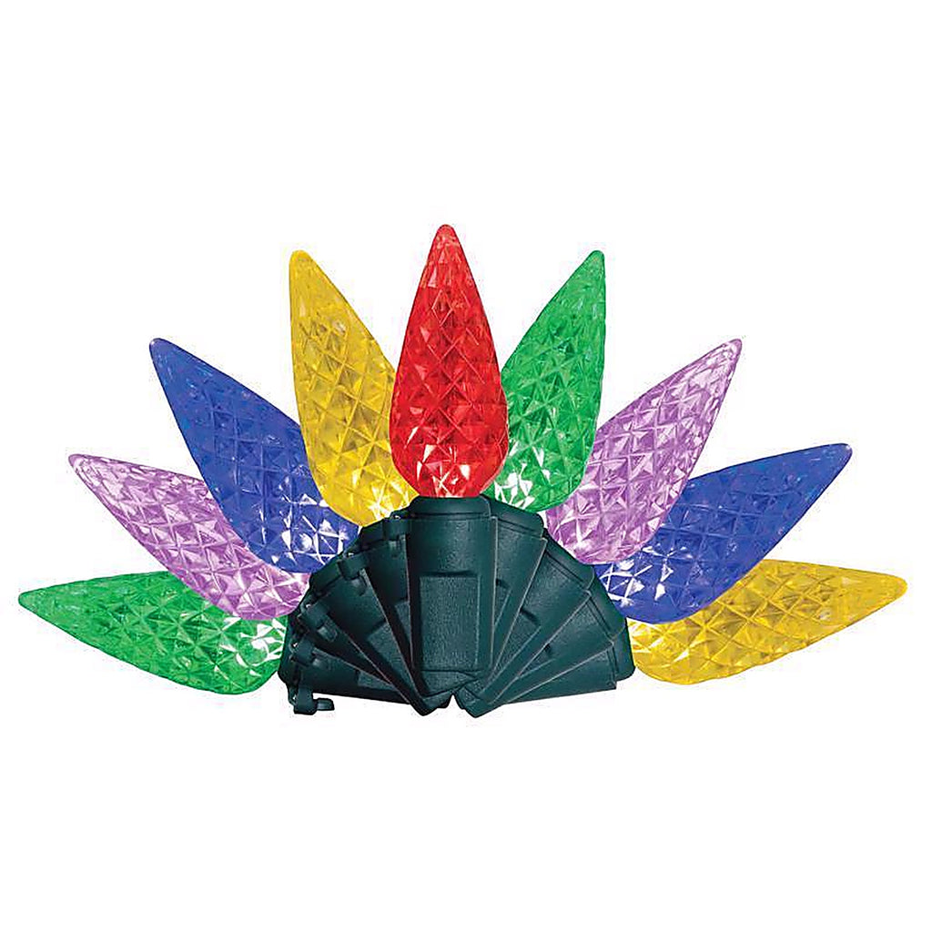 Celebrations - 11-04024A - Classic LED C6 Multicolored 300 CT String Christmas Lights 74.5 Ft.