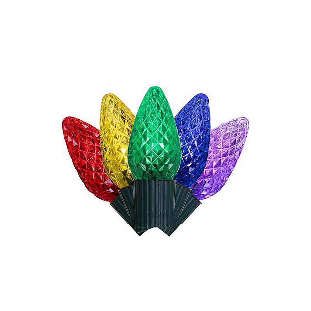 Celebrations - 11-06016A - Classic LED C9 Multicolored 25 CT String Christmas Lights 16 Ft.